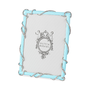 Shop Olivia Riegel Baby Harlow 5 X 7 Frame In Blue
