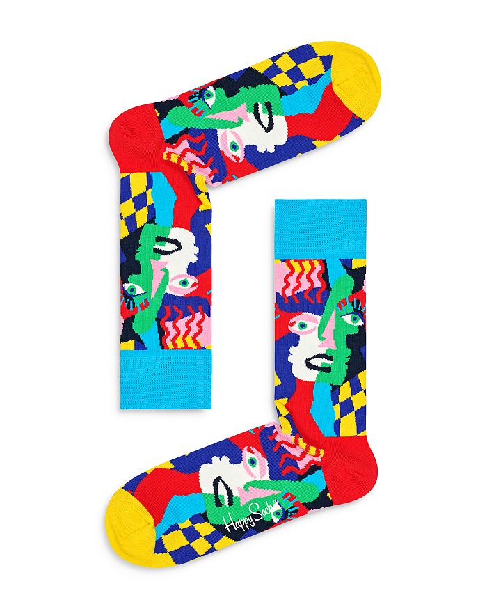 Happy Socks Face Expression Crew Socks Bloomingdale's