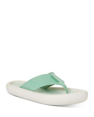 Stella Mccartney Platform Sole Flip-flops In Herb