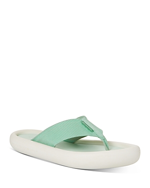 Stella Mccartney Platform Sole Flip-flops In Herb