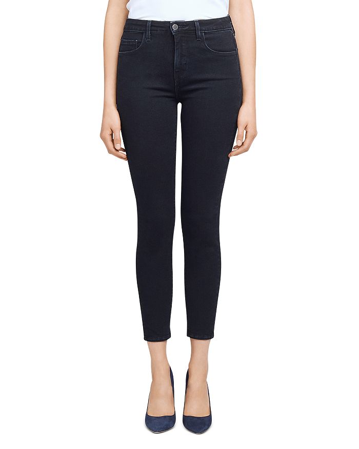 L Agence Margot High-rise Skinny Jeans In Tru Blu