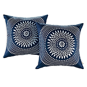 Modway Two-piece Outdoor Patio Pillow Set In Cartouche