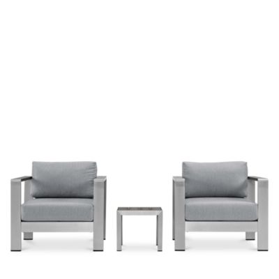  Shore 3 Piece Outdoor Patio Aluminum Set
