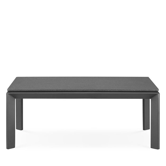 Shop Modway Riverside Aluminum Outdoor Patio Coffee Table In Gray