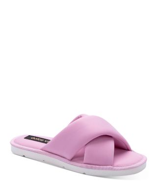 versace pool slides pink
