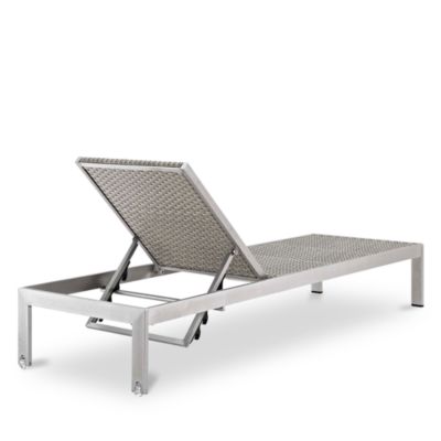 Shore Outdoor Patio Aluminum Rattan Chaise