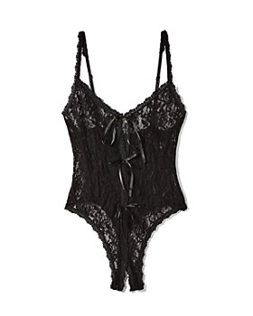 Hanky Panky - After Midnight Signature Lace Open Panel Teddy Bodysuit