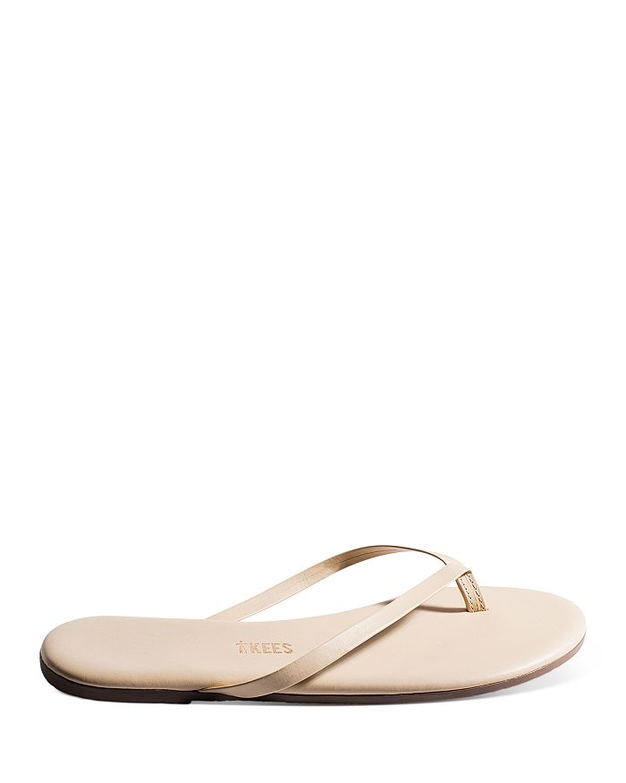 TKEES WOMEN'S FOUNDATIONS LEATHER FLIP-FLOPS,FOUNDATIONS MATTE