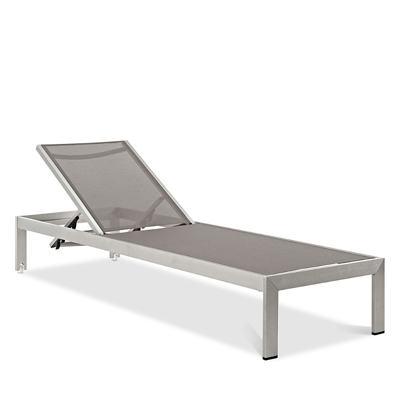 Photos - Garden Furniture Modway Shore Outdoor Patio Aluminum Mesh Chaise 3A-AE2D-72BEAE137BA0