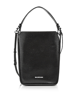 Balenciaga Tool 2.0 Small North-South Snake Embossed Leather Tote