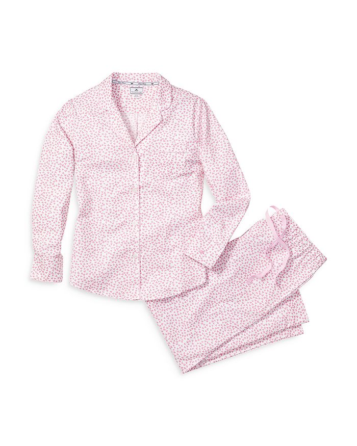 Shop Petite Plume Sweethearts Pajama Set In Pink