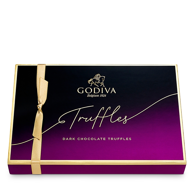 Godiva Dark Truffles Gift Box, 24 Piece