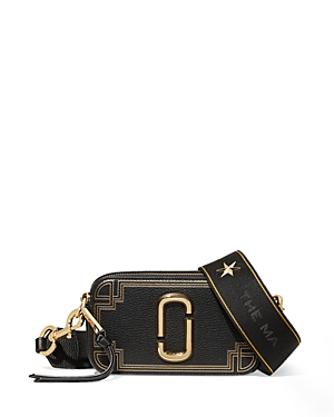 Marc Jacobs The Snapshot Gilded Leather Crossbody