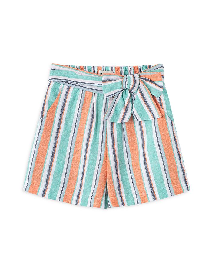 Habitual Kids Girls' Striped Linen Shorts - Big Kid | Bloomingdale's