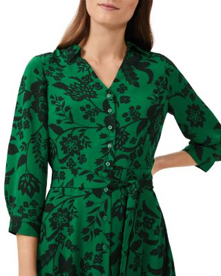 HOBBS LONDON - Dalia Belted Shirt Dress