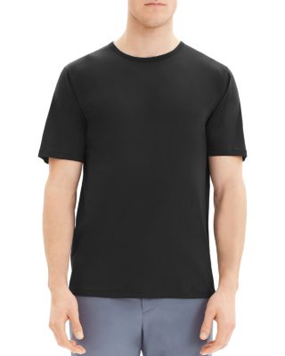 Theory Short Sleeve Regular Fit T-shirt In Black