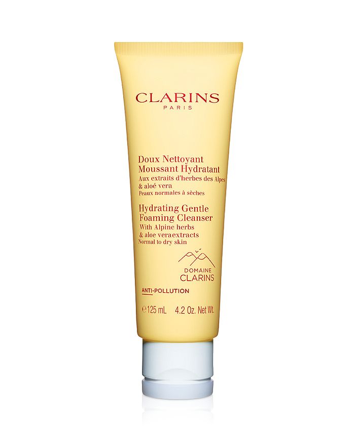Shop Clarins Hydrating Gentle Foaming Cleanser With Aloe Vera 4.2 Oz. In No Color