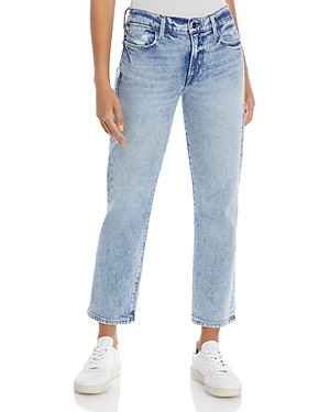 Frame Le High Straight Leg Jeans in Lombard