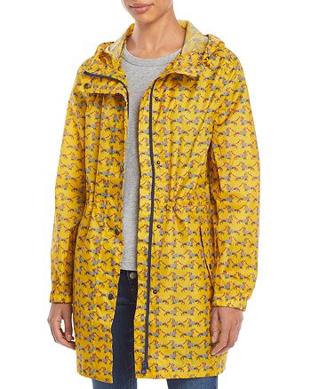 Joules - GoLightly Dog Print Packable Raincoat