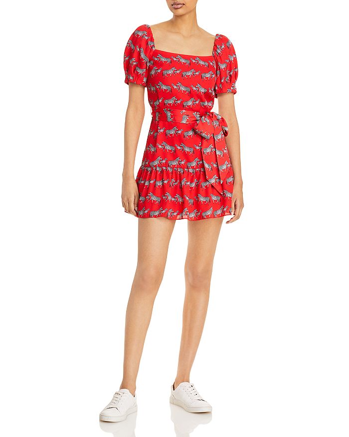 ALICE AND OLIVIA ALICE AND OLIVIA COLLETTE PUFF SLEEVE MINI DRESS,CC103P02504