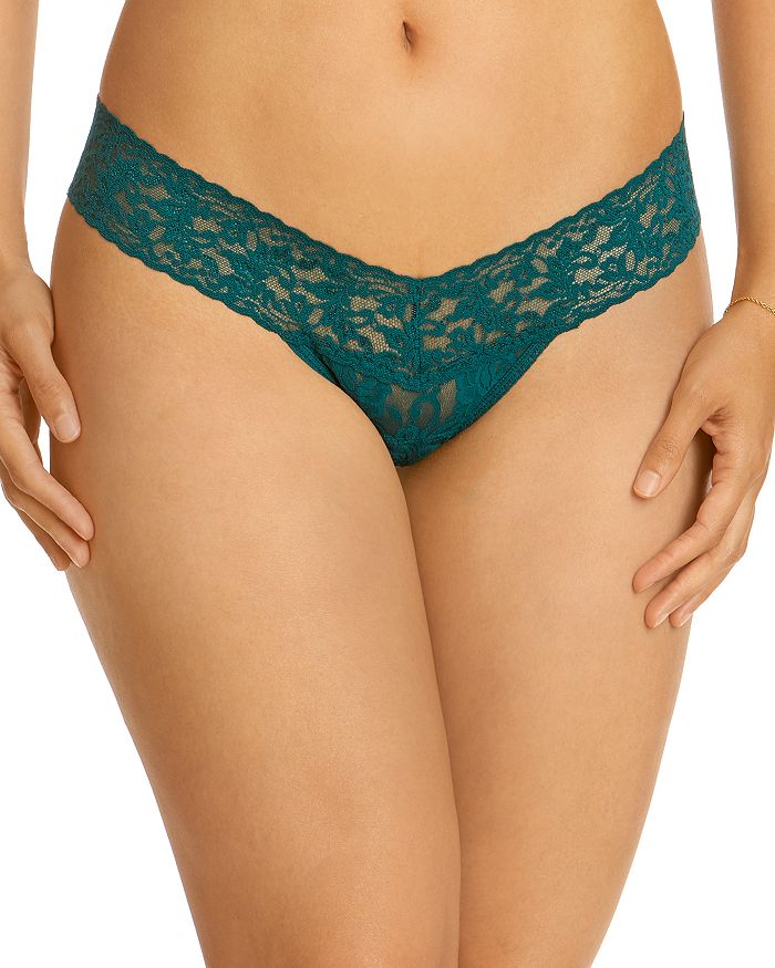 Hanky Panky Low-rise Thong In Ivy