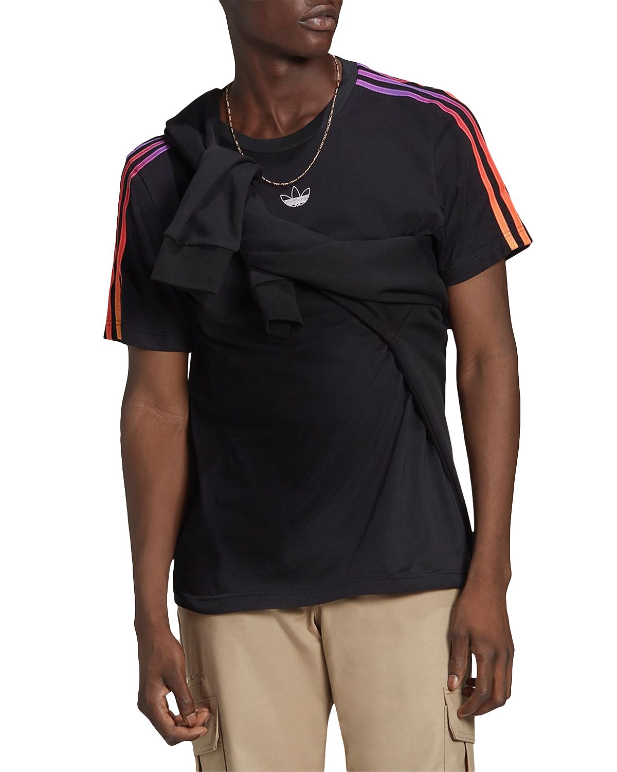 Photo 1 of 3-Stripes Cotton Logo Graphic Tee ( Medium ) 