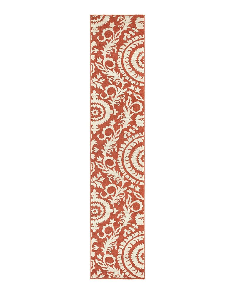 Surya Livabliss Alfresco Alf D Runner Area Rug, 2'5 X 11'10 In Rust