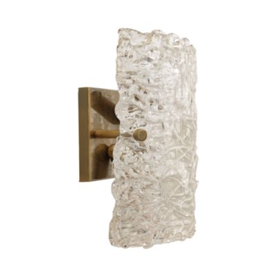 Swan Curved Glass Sconce