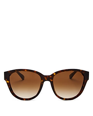 Tory Burch Women's Cat Eye Sunglasses, 54mm In Dark Tortoise/ Brown ...