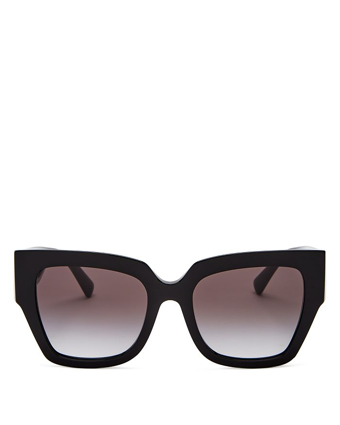Valentino Women's Square Sunglasses, 54mm In Black