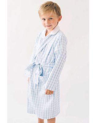 Unisex Gingham Robe - Little Kid, Big Kid
