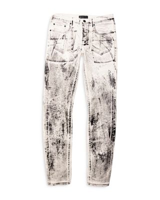 Purple Brand Slim Fit Jeans in White X-Ray | Bloomingdale's