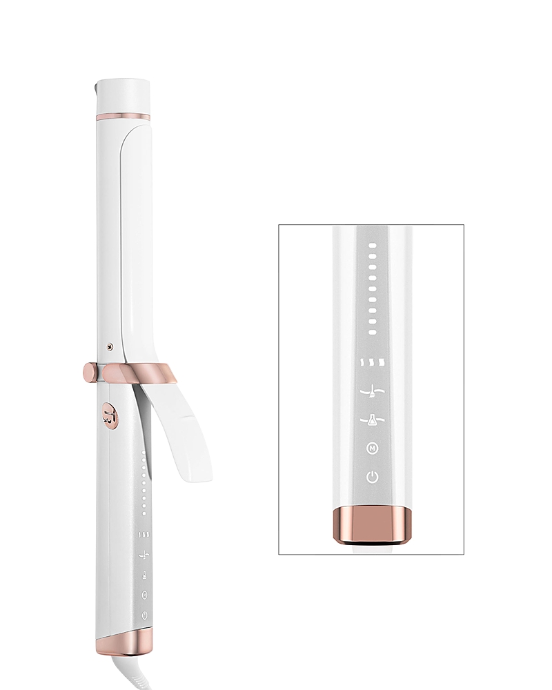 T3 Curl Id 1.25-inch Smart Curling Iron With Interactive Touch Interface In White