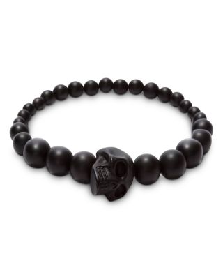 Alexander McQUEEN - Skull & Bead Stretch Bracelet