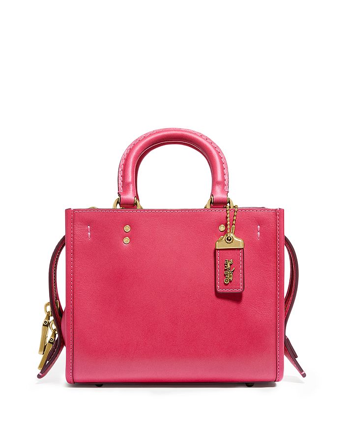 COACH Rogue 17 Mini Leather Tote | Bloomingdale's