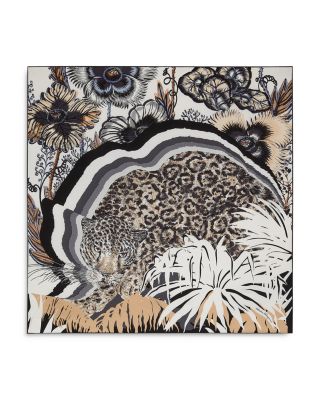 Salvatore Ferragamo - Salvatore Ferragamo Silk Mixed Print Scarf