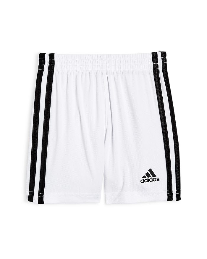 Shop Adidas Originals Boys' Classic 3 Stripe Athletic Shorts - Little Kid In White