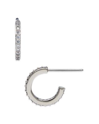 Pav&amp;eacute; Hoop Earrings