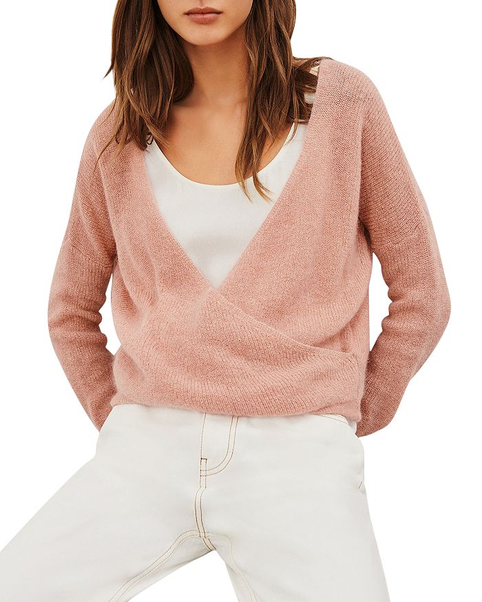 Cross over sale sweater