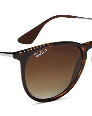  Erika Polarized Classic Round Sunglasses, 54mm