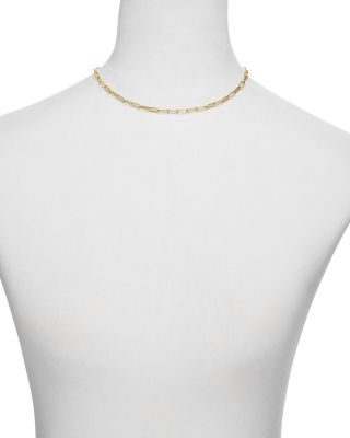 Hera Link Choker Necklace, 13"-16"