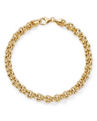 Bloomingdale's Fine Collection - Small Multi Link Chain Bracelet in 14K Yellow Gold - Exclusive