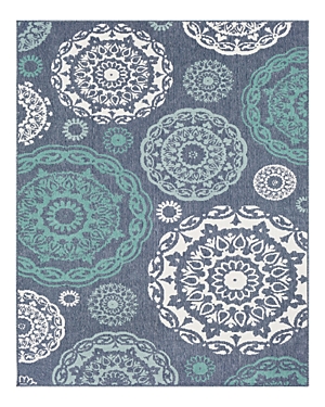Surya Alfresco Alf-j Area Rug, 3'7 X 5'7 In Charcoal