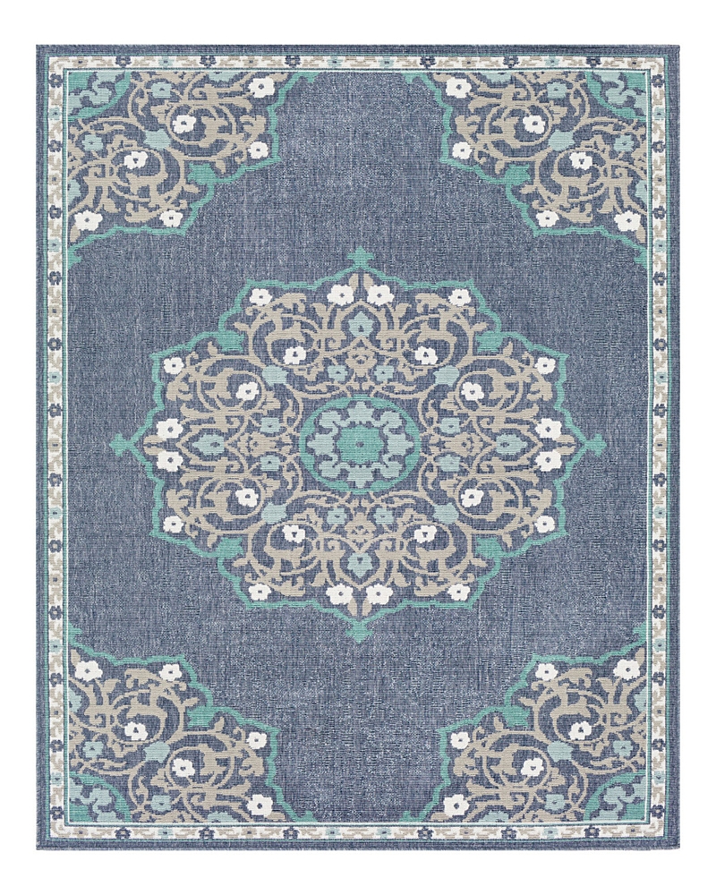 Surya Alfresco Alf-m Area Rug, 8'10 X 12'10 In Charcoal