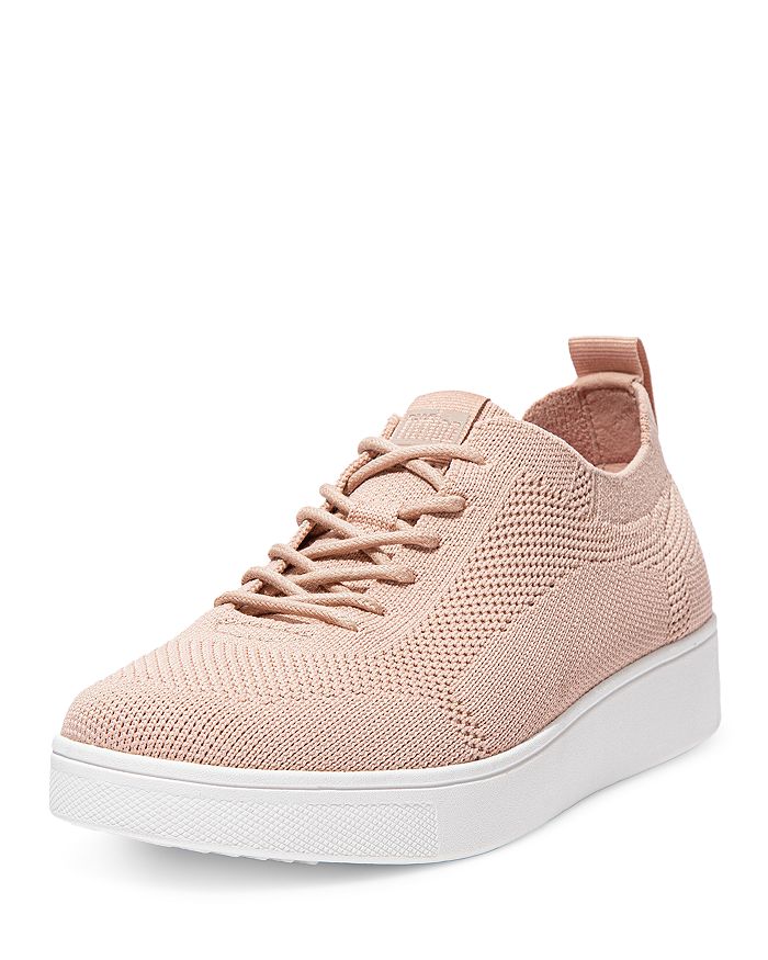 FitFlop Women's Rally Knit Lace Up Sneakers | Bloomingdale's