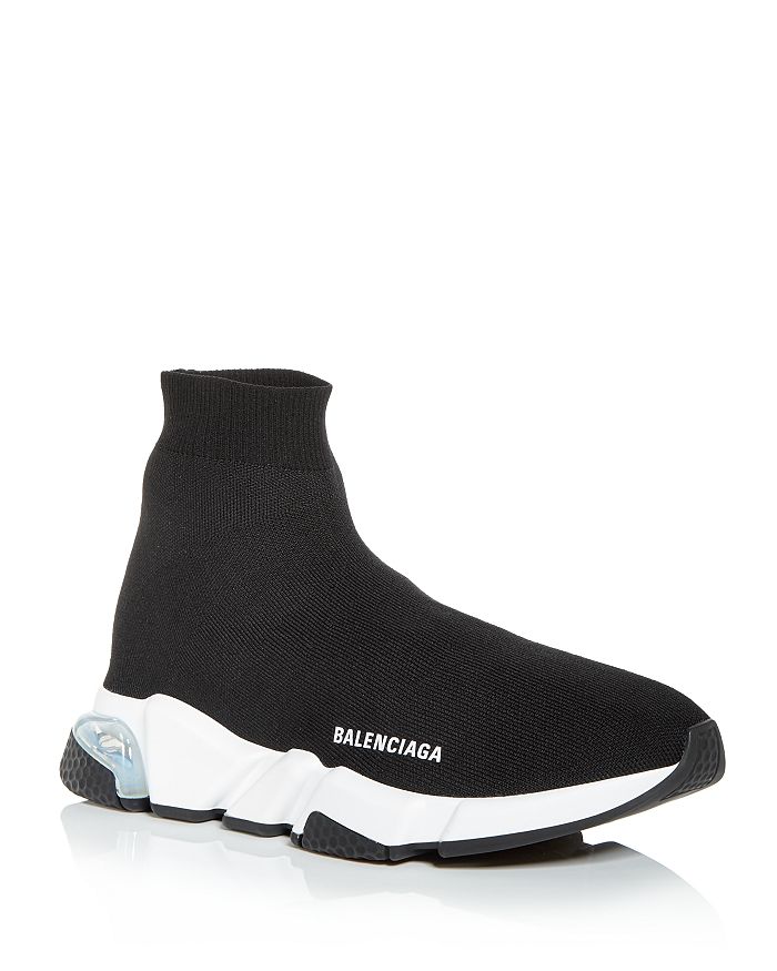 Balenciaga Men's Speed Clear Sole High Top Sneakers | Bloomingdale's