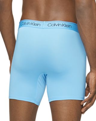 Microfiber Stretch Wicking Boxer Briefs, Pack of 3