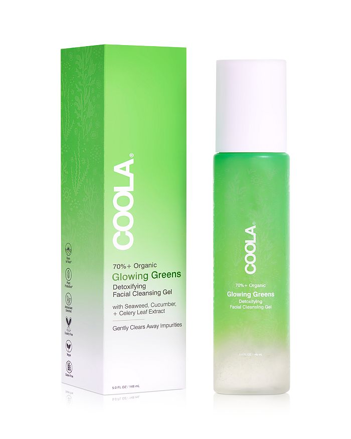 Shop Coola Glowing Greens Detoxifying Facial Cleansing Gel 5 Oz.