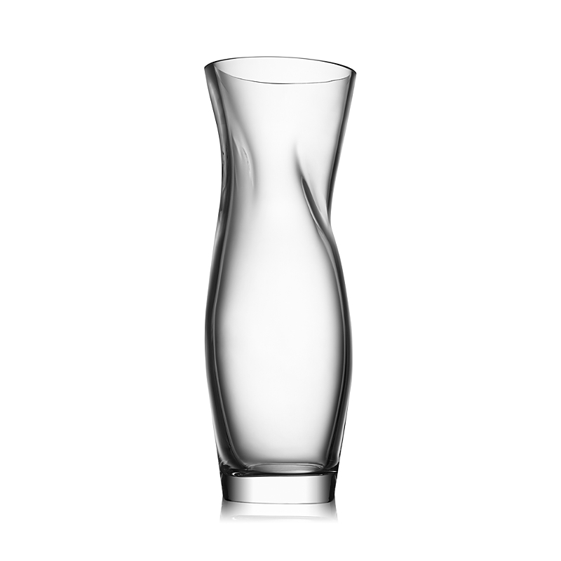 Orrefors Squeeze Tall Crystal Vase In Clear