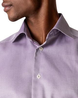 Slim Fit Textured Solid Shirt